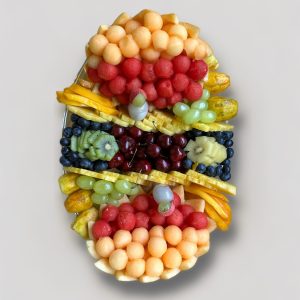 מגש פירות אובלי בינוני