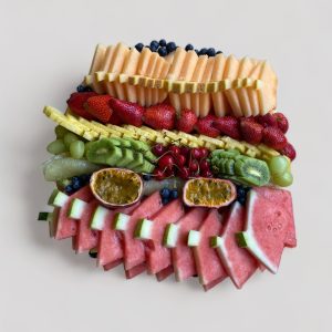 מגש פירות עגול